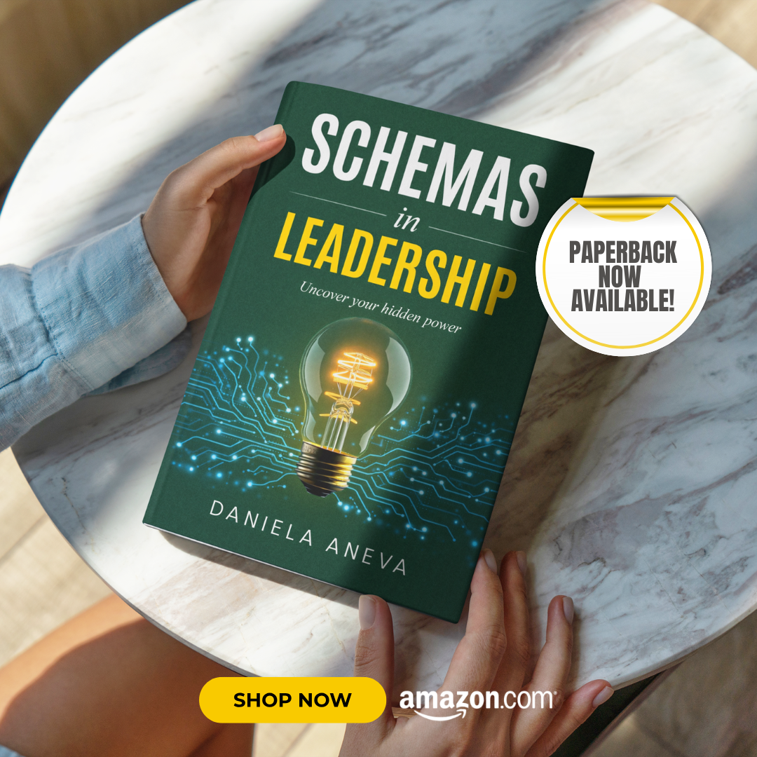 Schemas in Leadership — book cover by Daniela Aneva